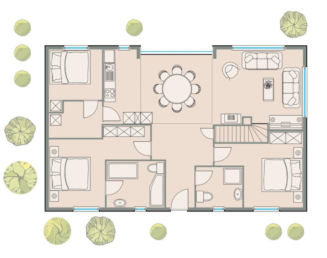 Villa Silbermoewe Trent Exteriér fotografie